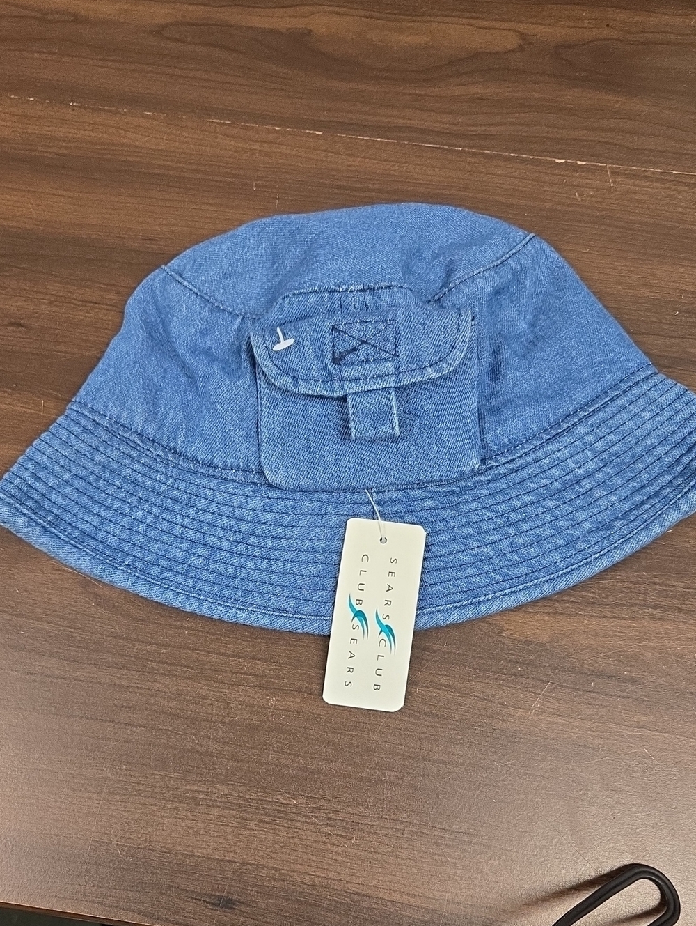 Denim Size L/XL Medium Wash Denim Bucket Hat